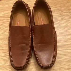 Deer Stags 9 1/2 D driving loafers; light brown; used